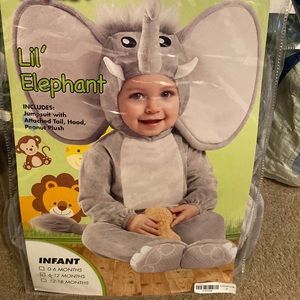 Infant elephant costume